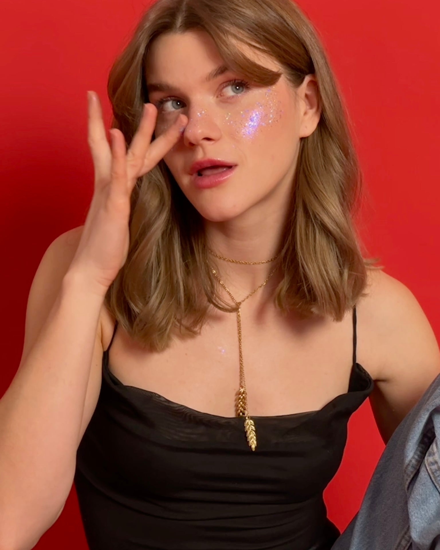 КОЛОСИ - підвіс в золоті