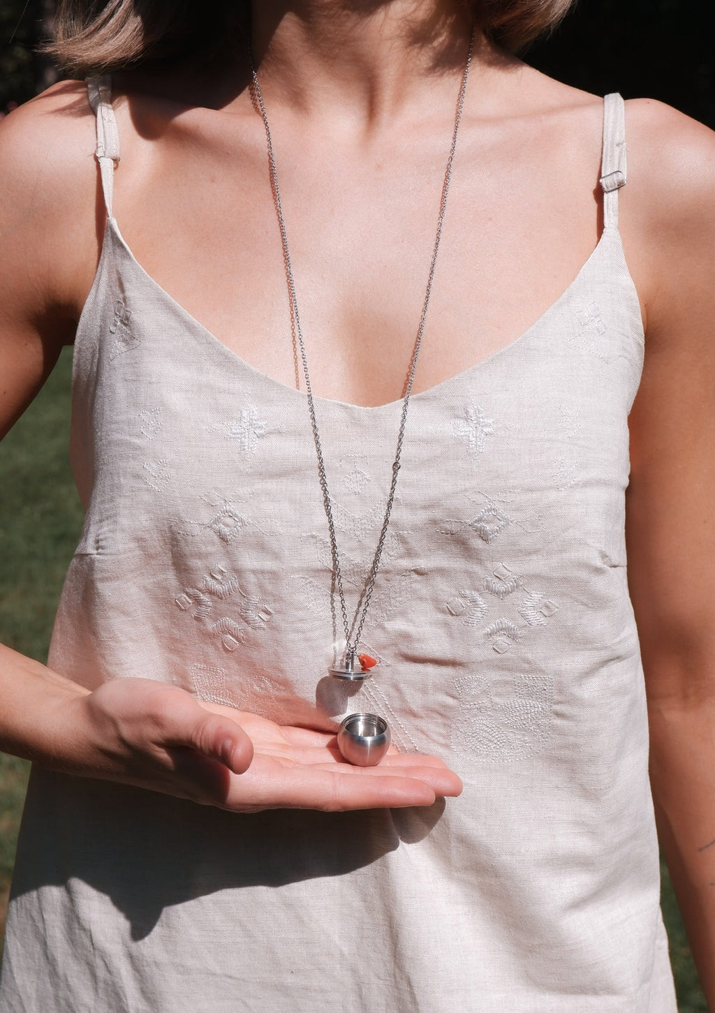 OPEN APPLE - підвіс в сріблі