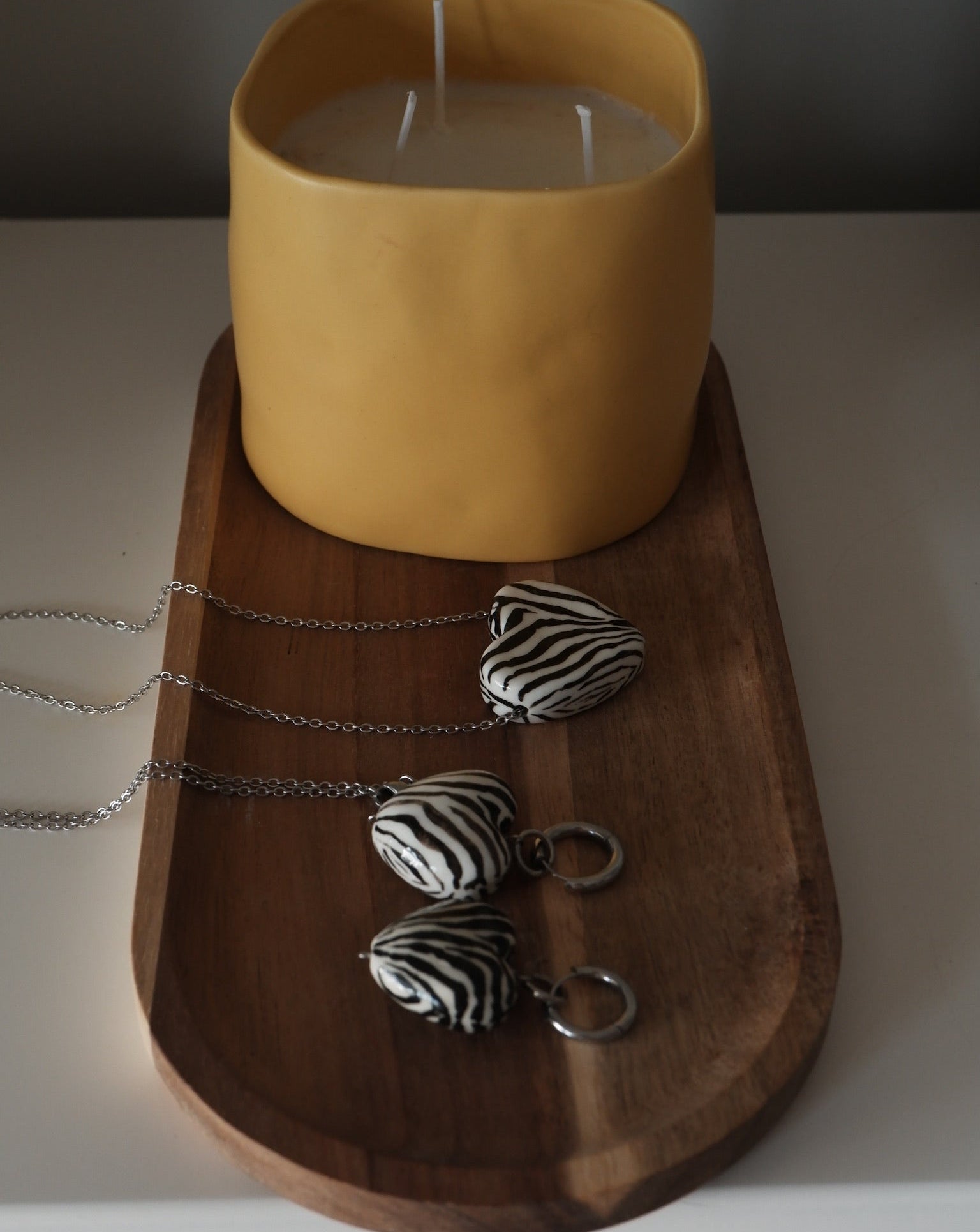 WILD HEART - моно сережка baby zebra в сріблі