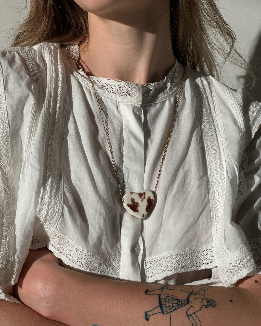 WILD HEART - cow підвіс в сріблі