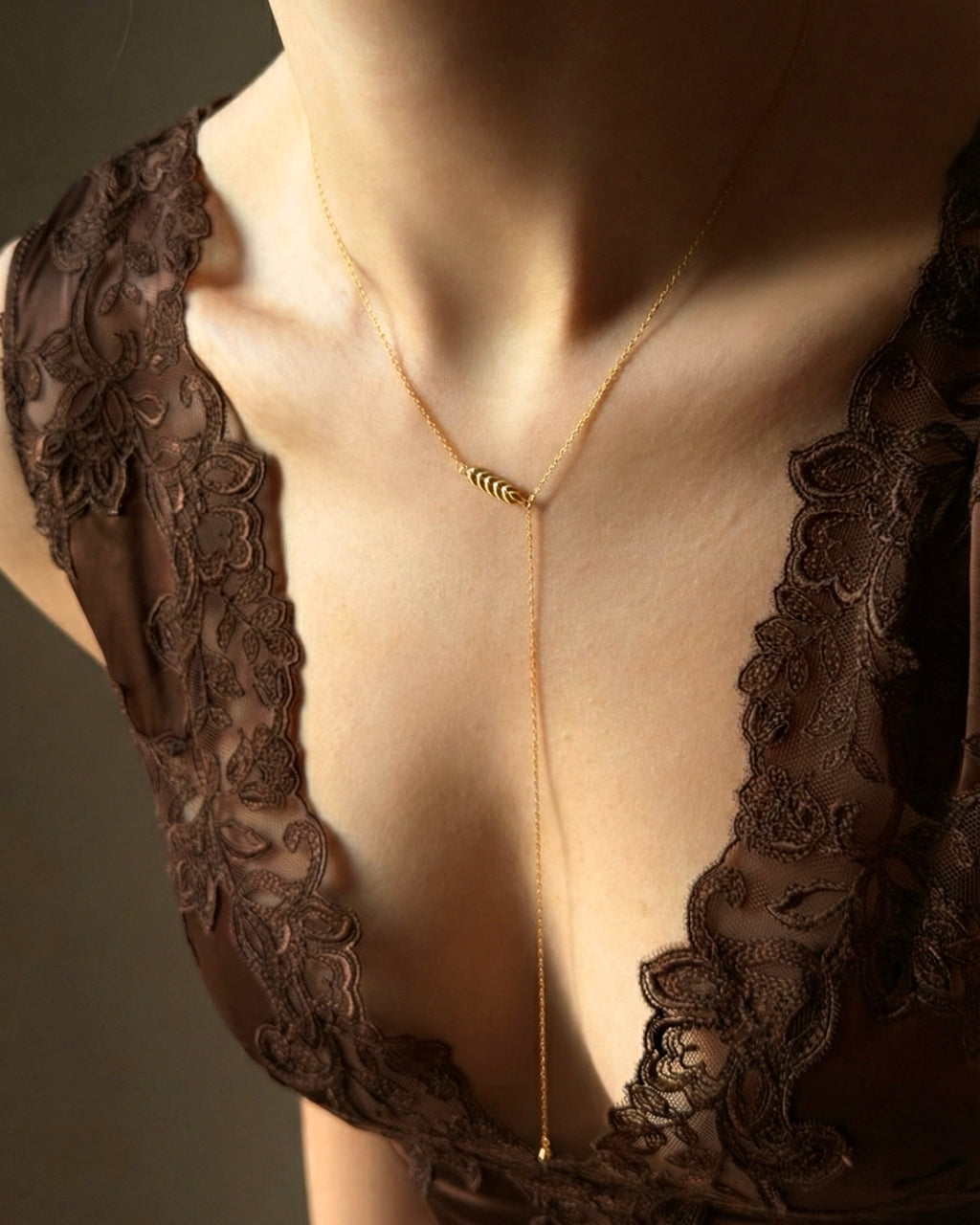 DOTYK - срібна підвіска з позолотою