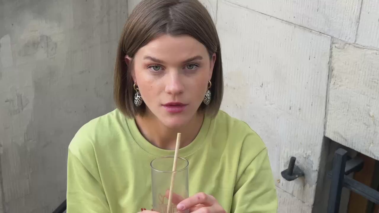 WILD HEART - моно сережка baby leo в золоті