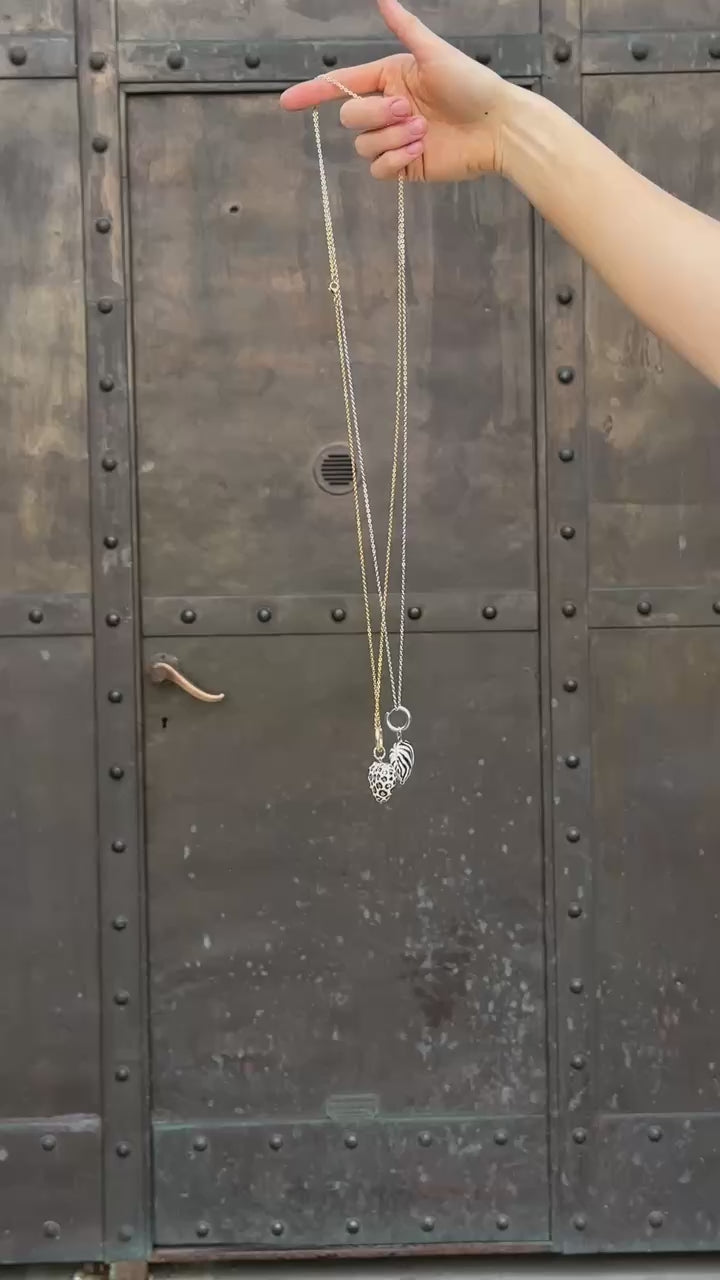 WILD HEART - підвіс тарнсформер baby zebra в сріблі